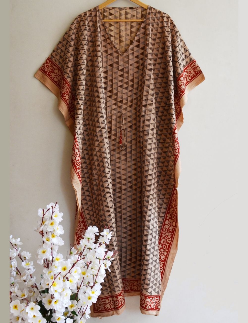 Indian Cotton Caftan Bridesmaid Party Wear Dress