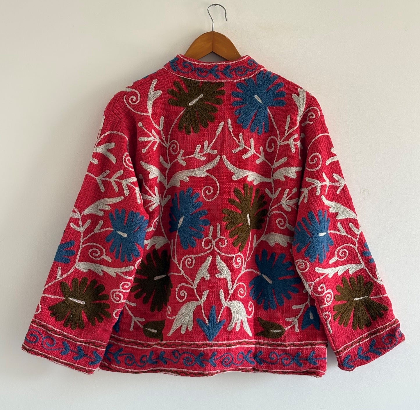Ethnic Embroidered Suzani TNT Women's Coat Jacket Winter | Suzani Short Jacket | TNT Fabric Jacket | Partywear Coat