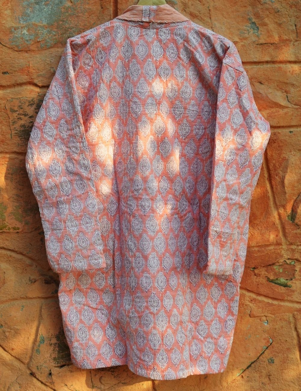 Block Print 100% Cotton Vinatge Kantha Jacket