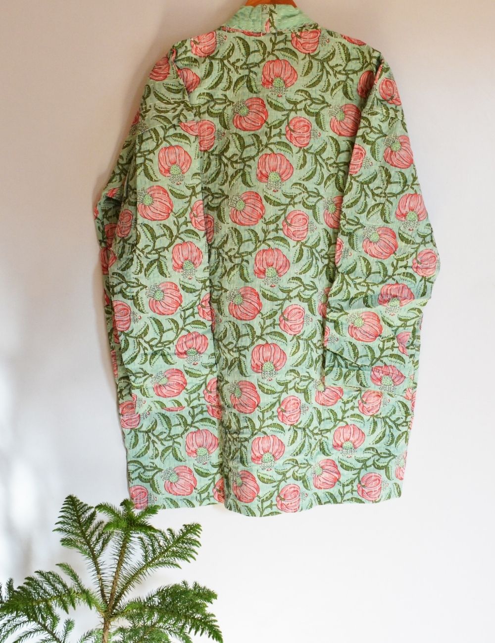 Vintage Cotton Hand Quilted Kantha Jacket