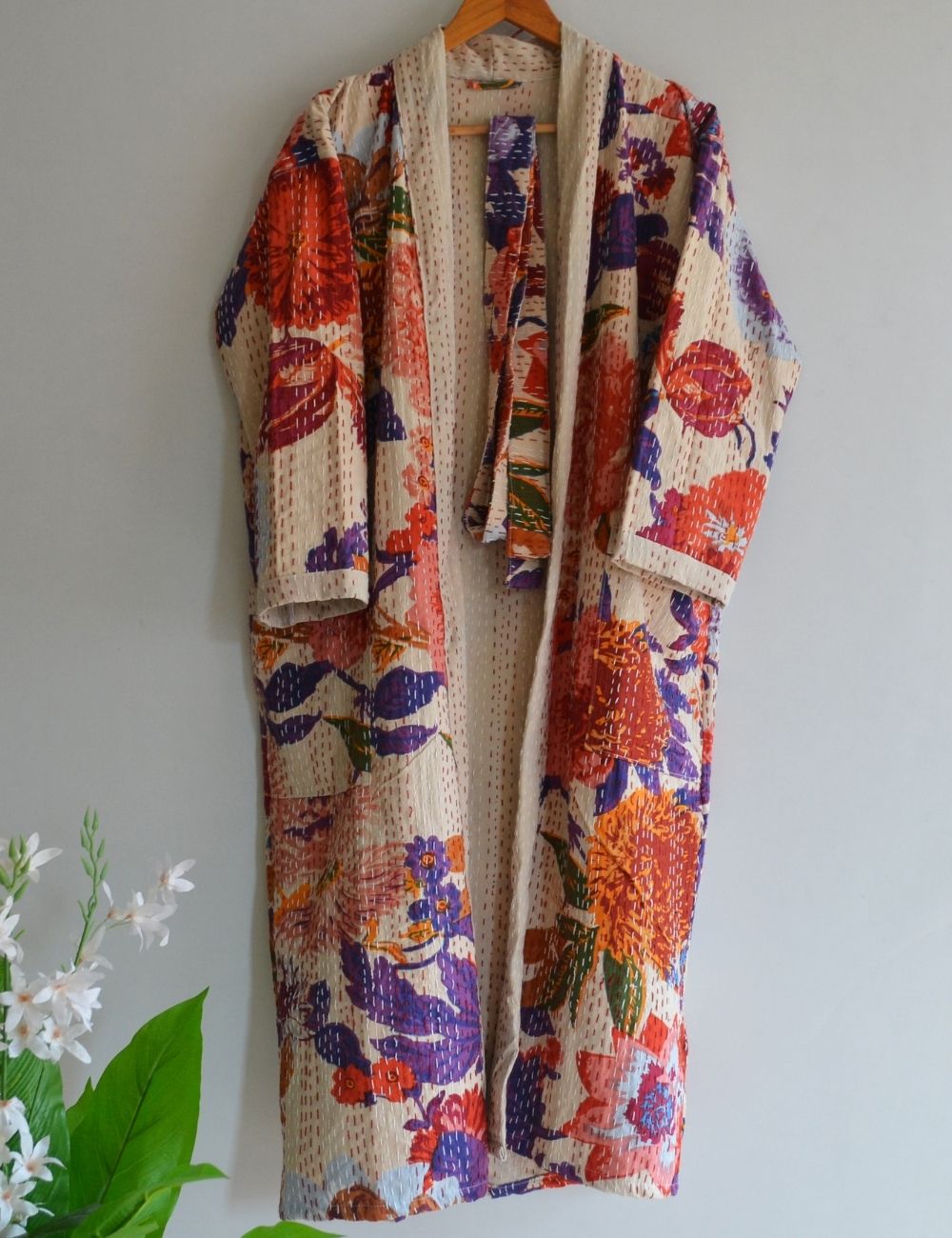 Indian Cotton Robe Winter Overcoat Jacket