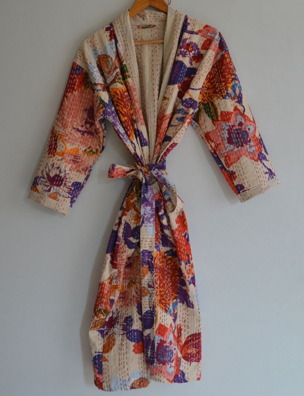 Indian Cotton Robe Winter Overcoat Jacket