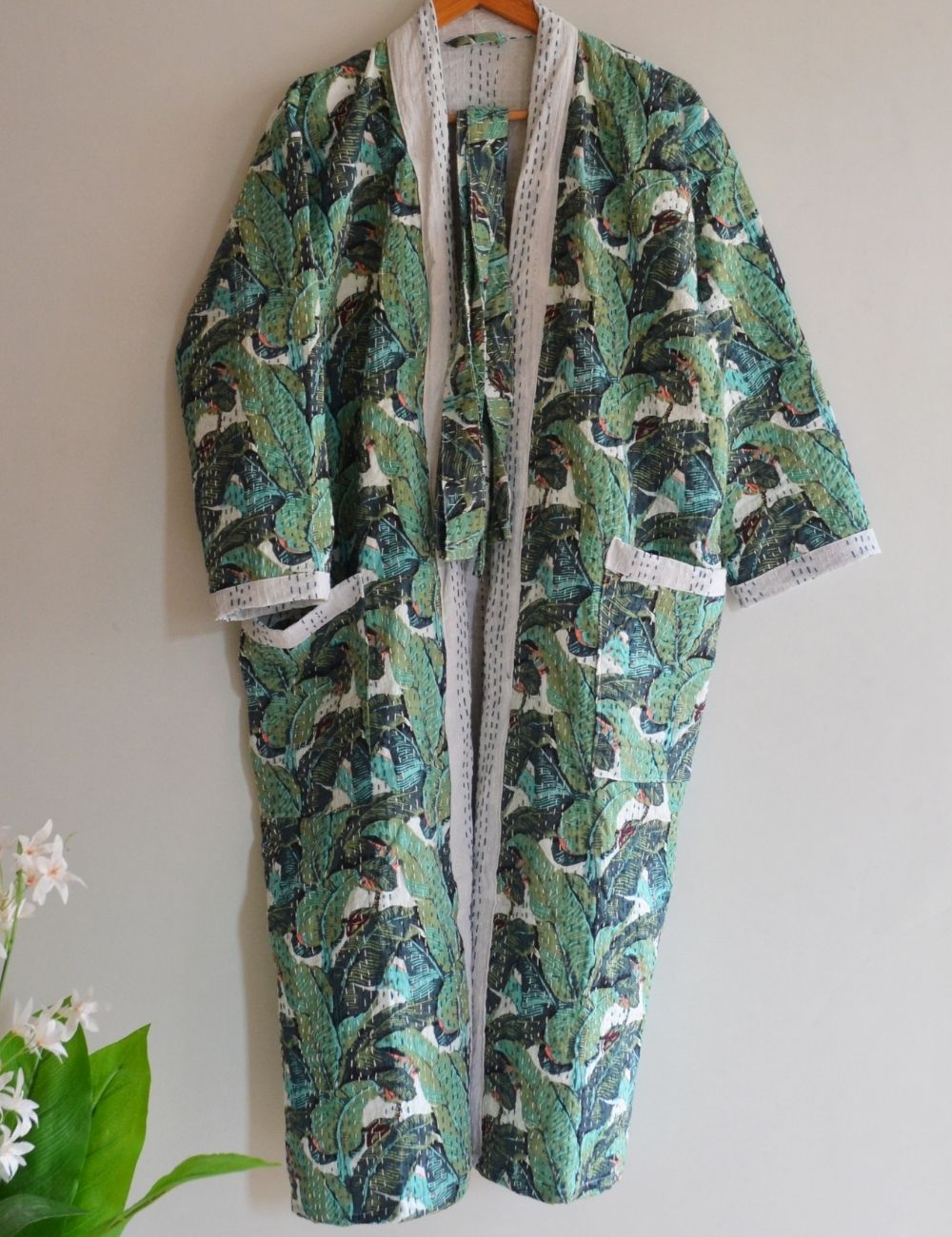 Bridesmaid Cotton Kantha Beautiful Bathrobe