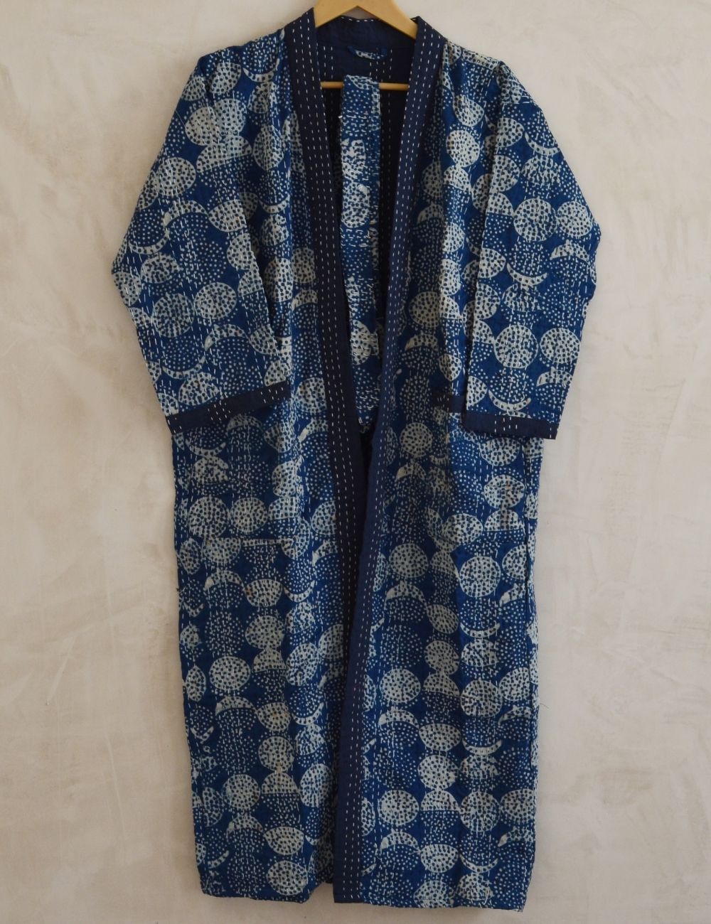 Beautiful Indigo Color Beach Bikini Cover Up Robes