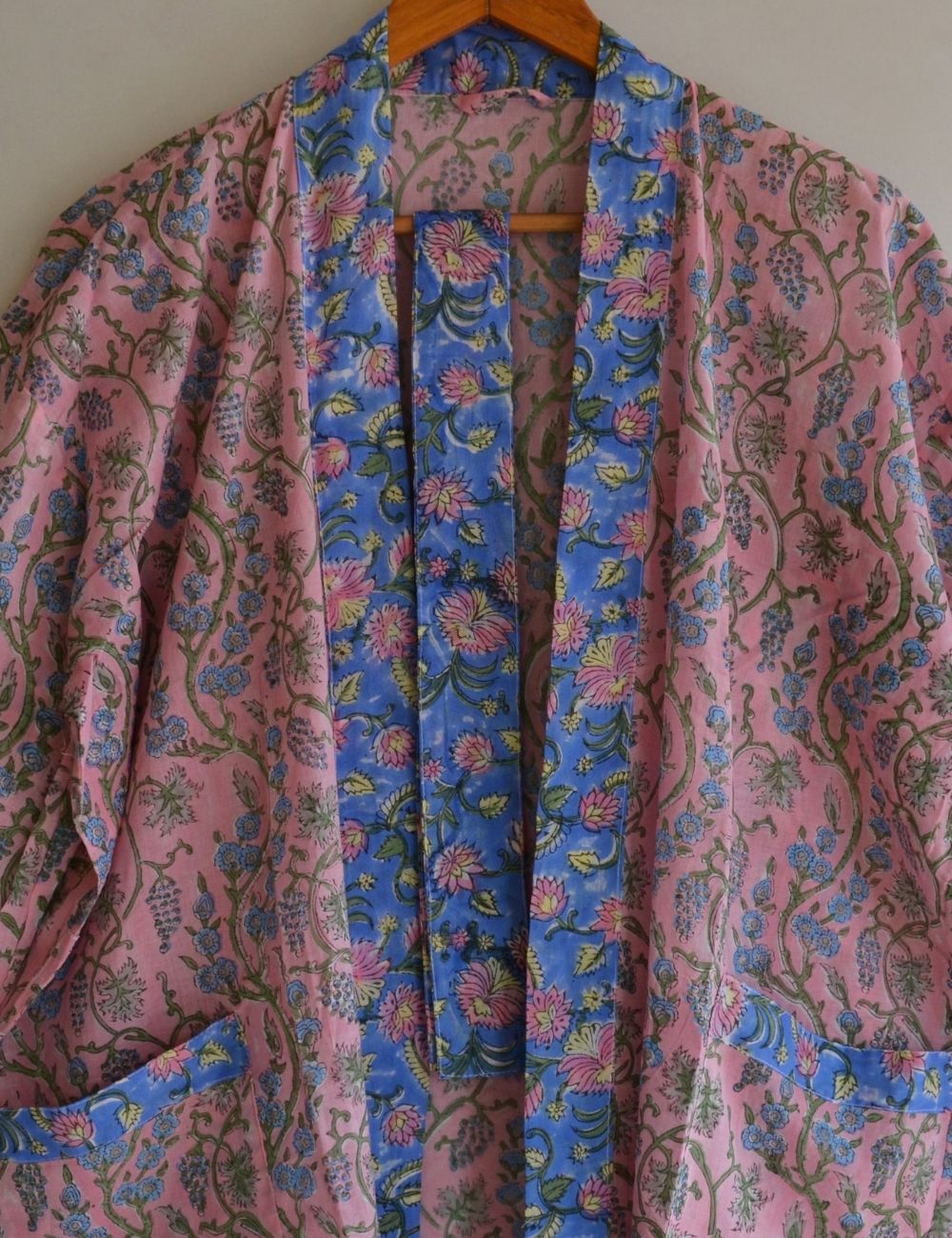 Beach Bikini Cover Up Indian Oragnic Cotton Robe