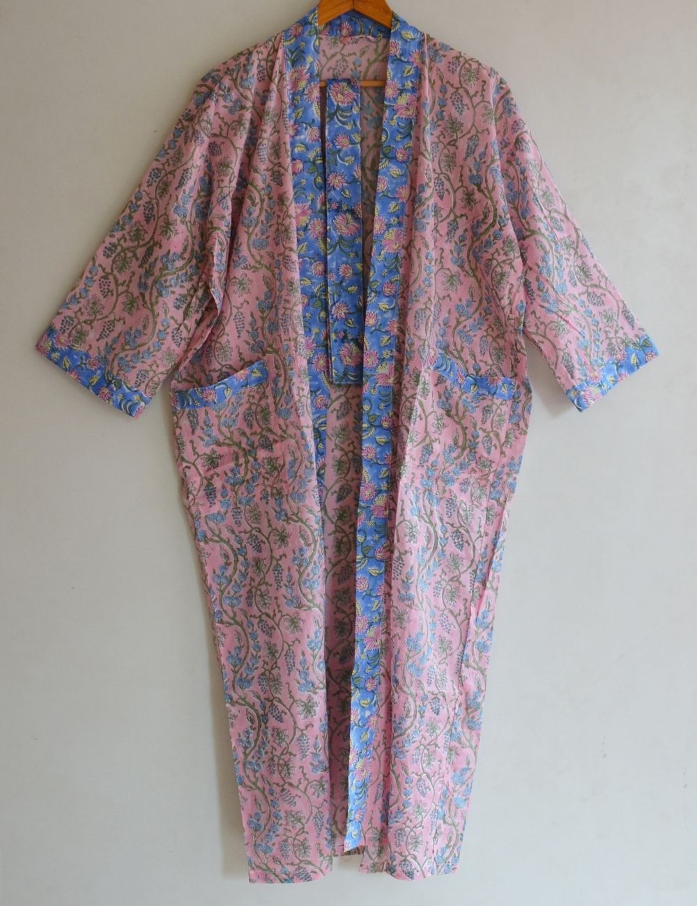 Beach Bikini Cover Up Indian Oragnic Cotton Robe