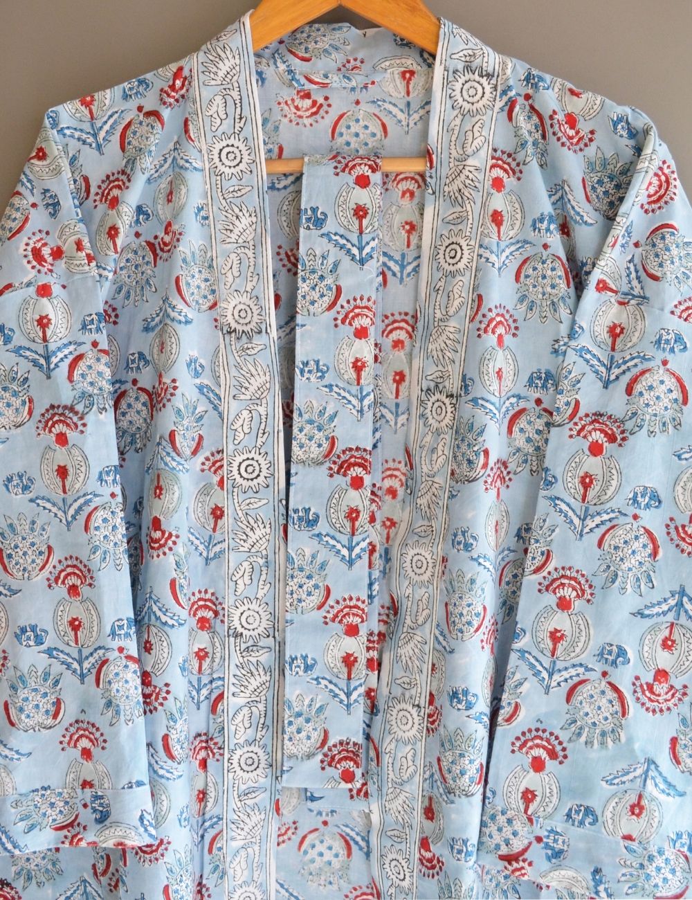 Beach Body Warm Robe Indian Oragnic Cotton Robes