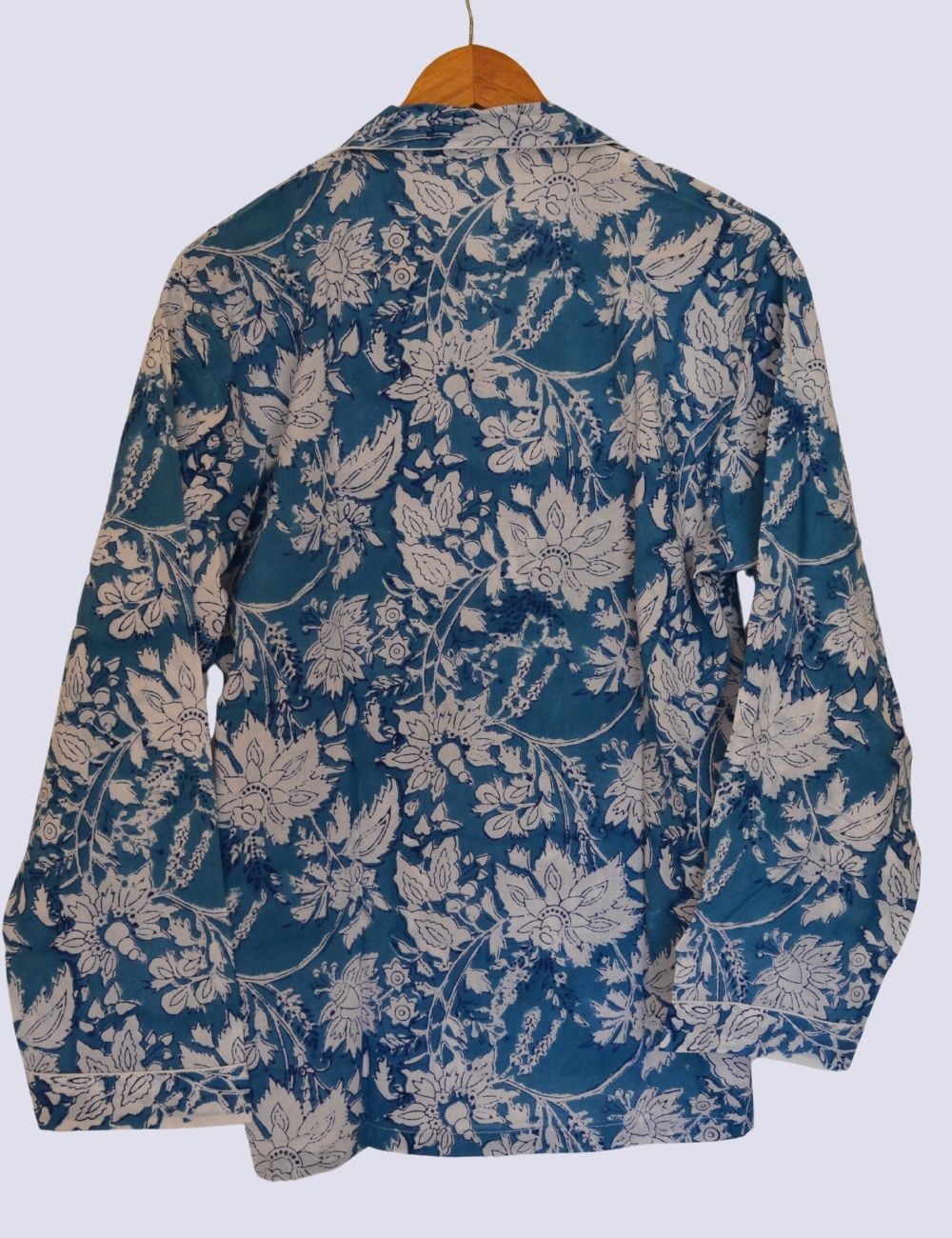 Indian Pure Oragnic Cotton Sleepwear Comfy Full Sleeves Night Suit