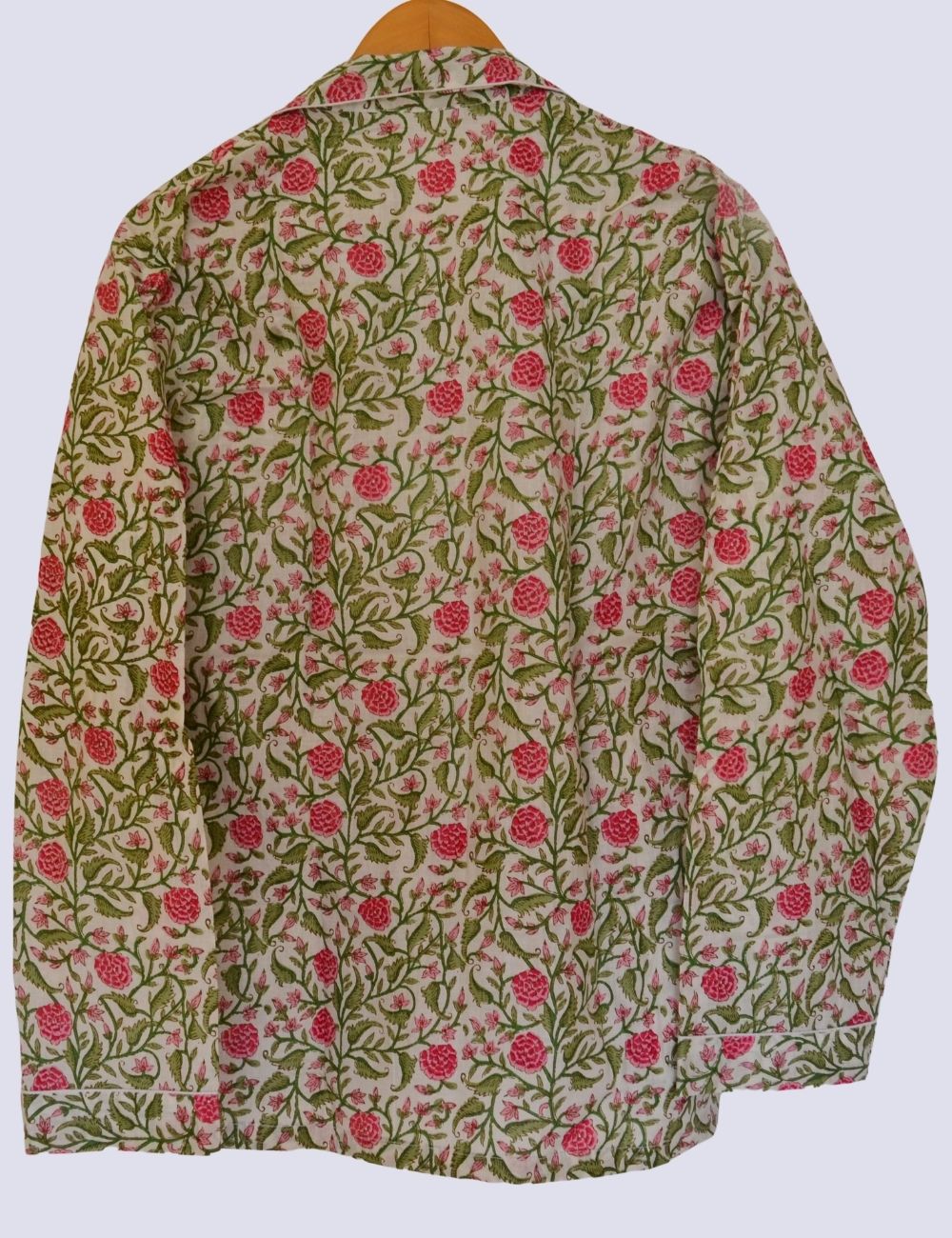 Multicolor Floral Print Full Sleeves Beautiful Night Dress