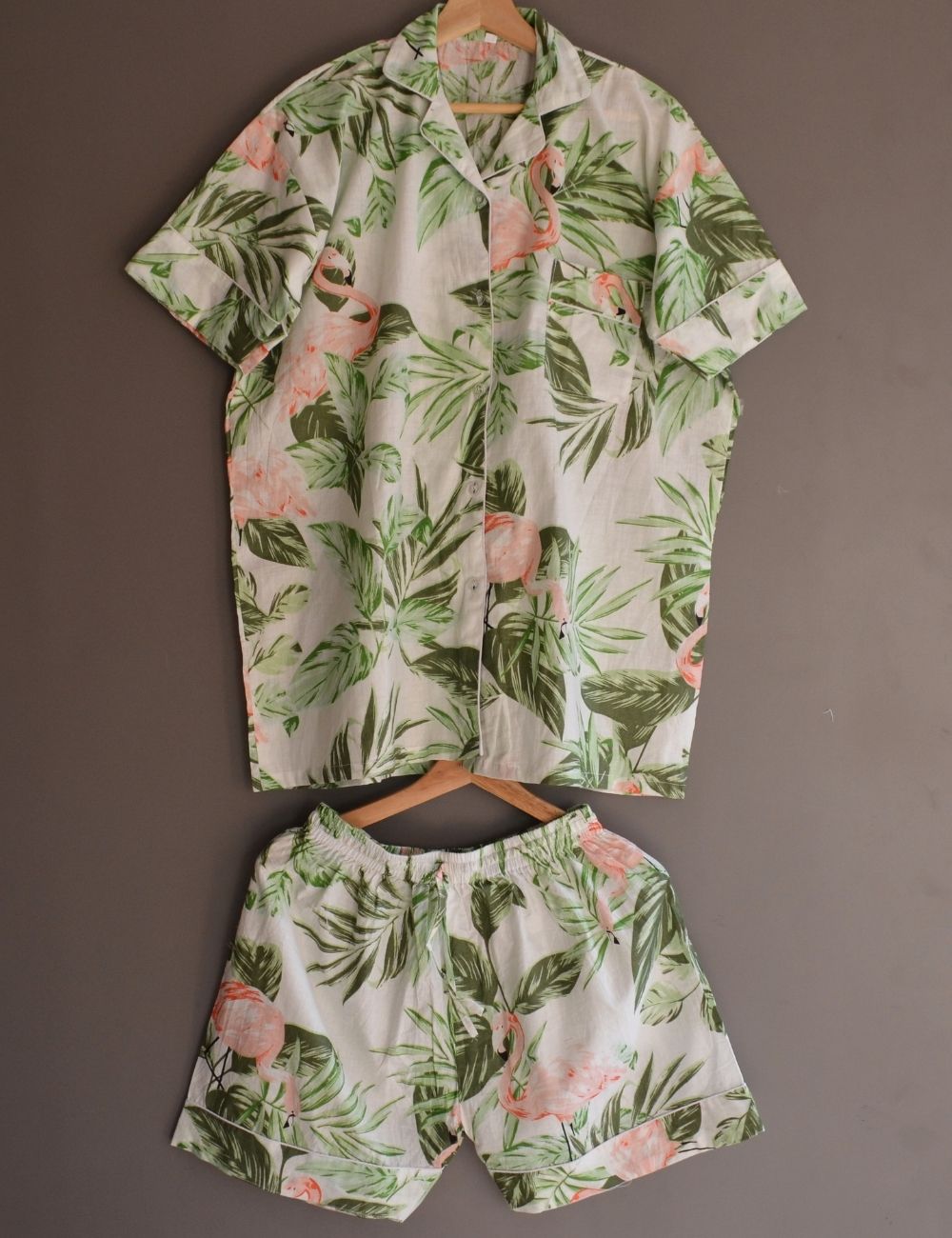 Flamingo Indian Cotton Pj Set