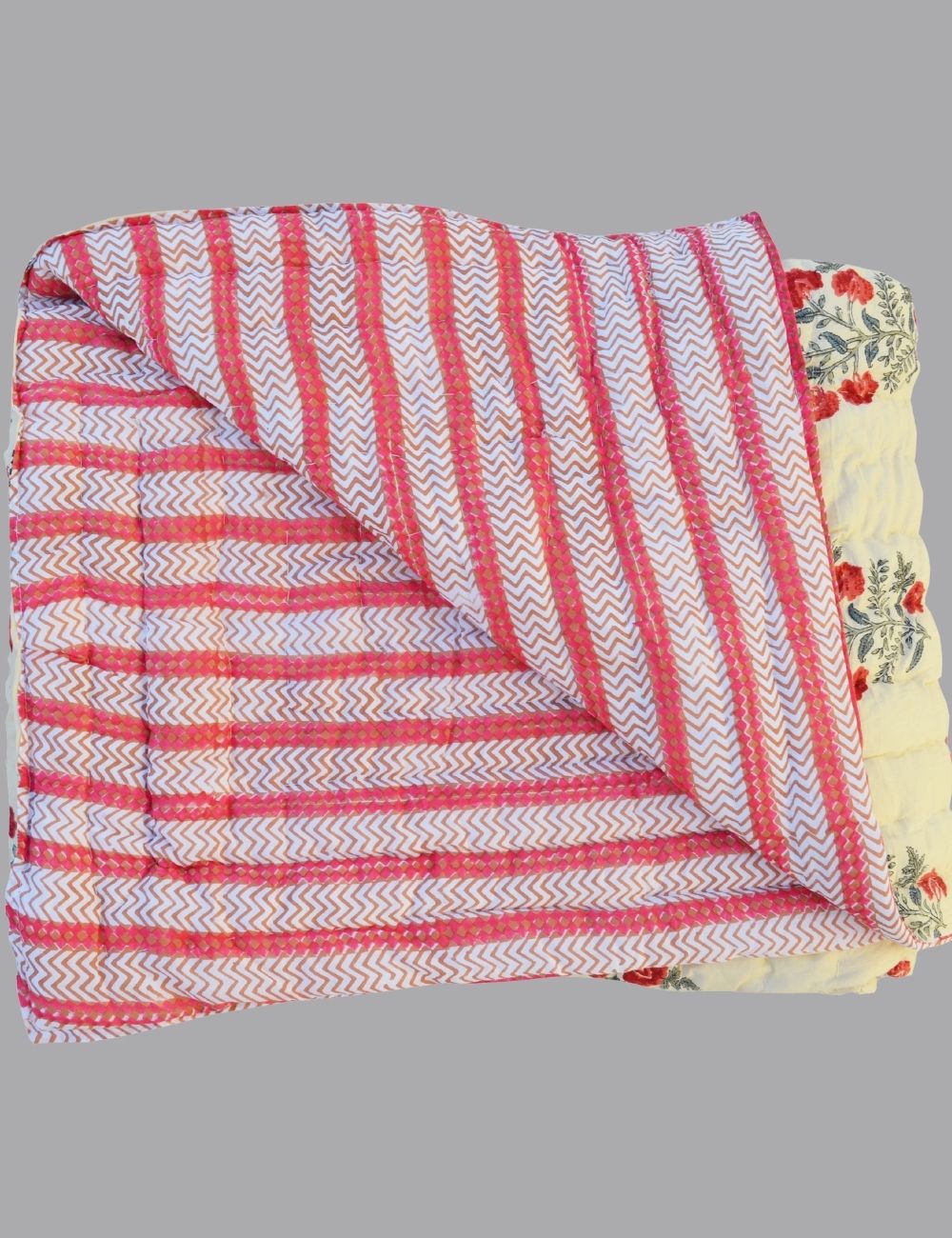 Winter Warm Block Print Organic Cotton Would Famouse Jaipuri Razai