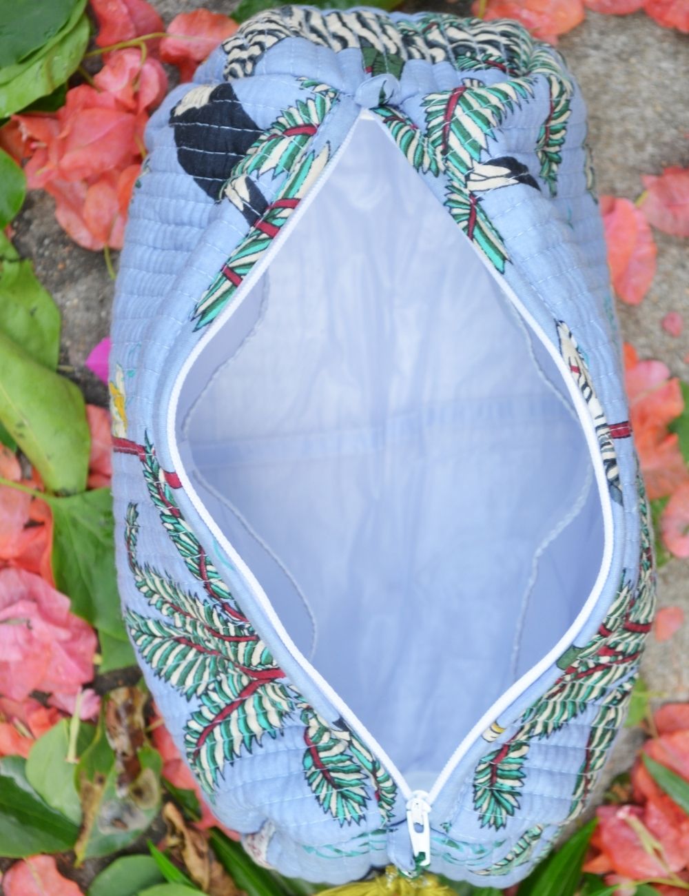 Jungle Print Beautiful Women Cosmetic Pouch Toilet Bag