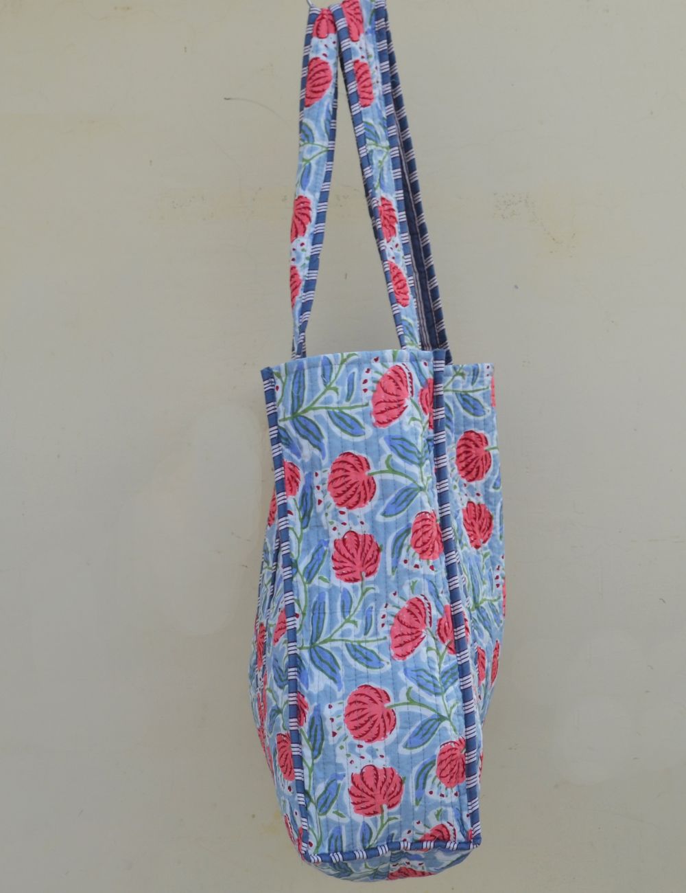 Hand Block Print Indian Handmade Pure Cotton Tote Bag