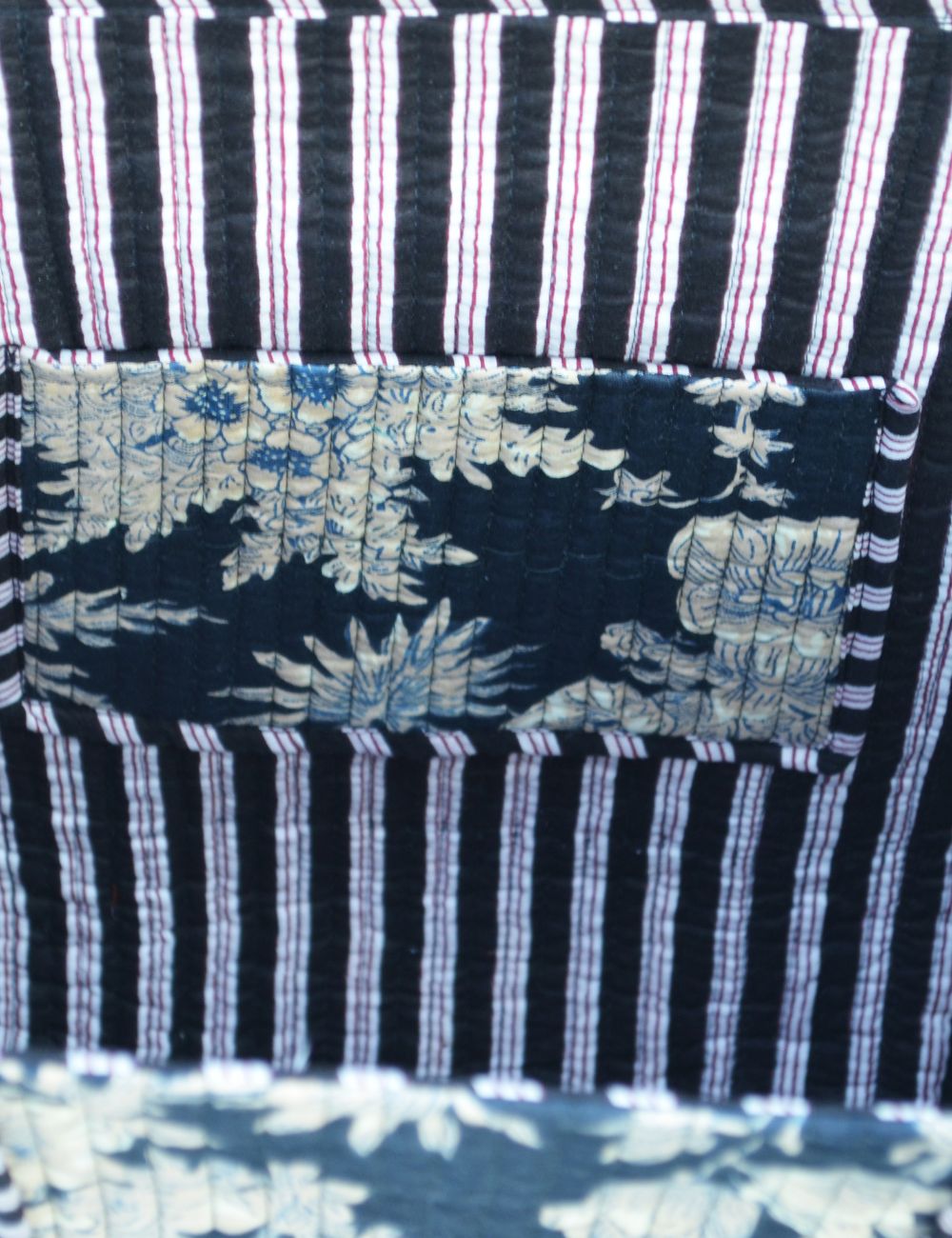 Quilted Boho Cotton Women's Shoulder Bag