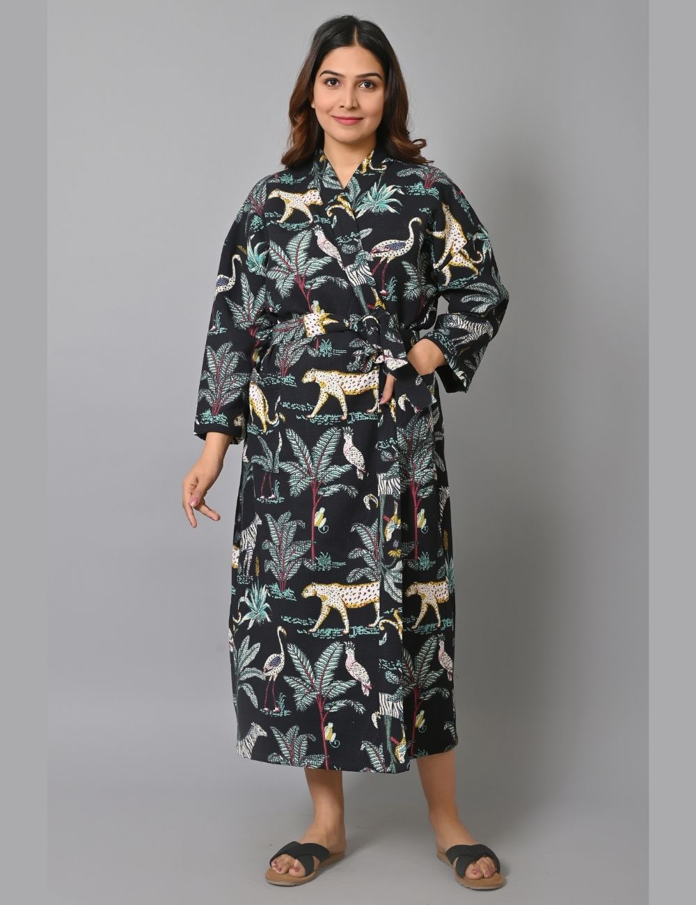 Organic Waffle Unisex Robe Women's Bathrobe 100% Waffle Robe Bridesmaid