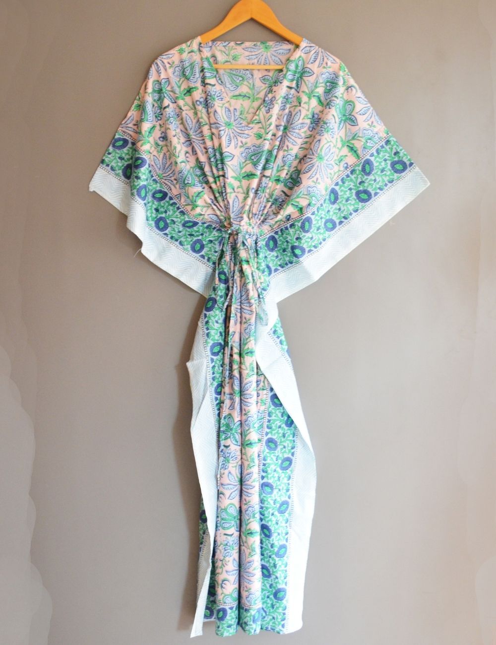 Boho Cotton Block Printed Cotton Lonugwear Night Cotton Maxi