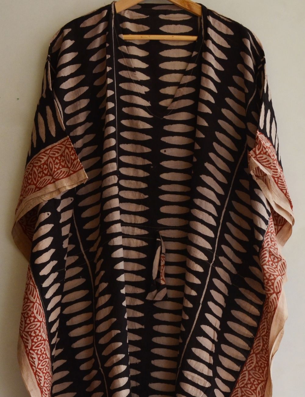 Block Bagru Cotton Beach Wear Bikini Cover Up Caftan
