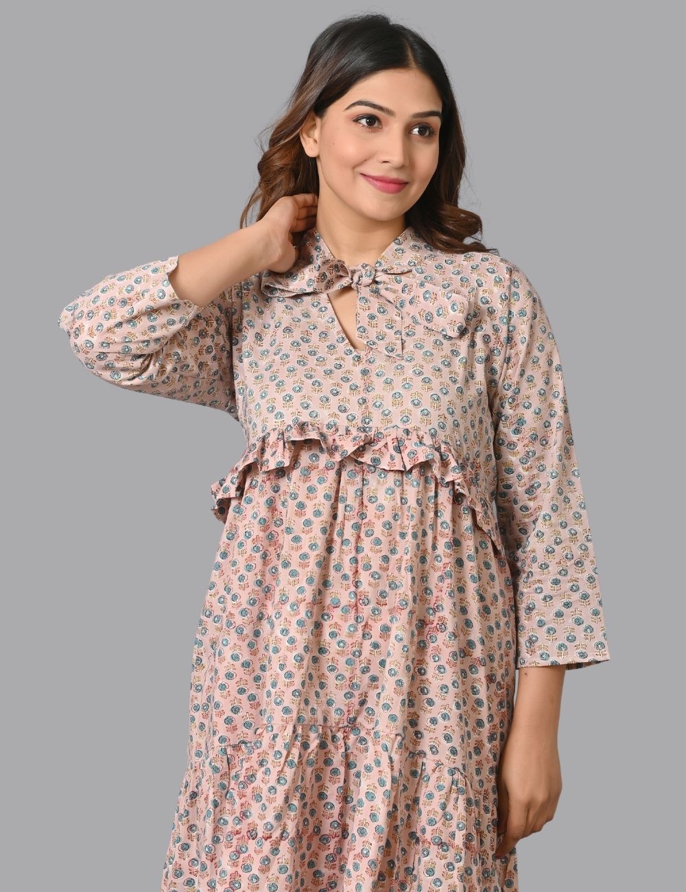 Cotton Midi Dress