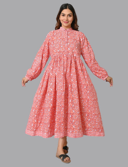 Summer Vacation Women Royal Midi Dress