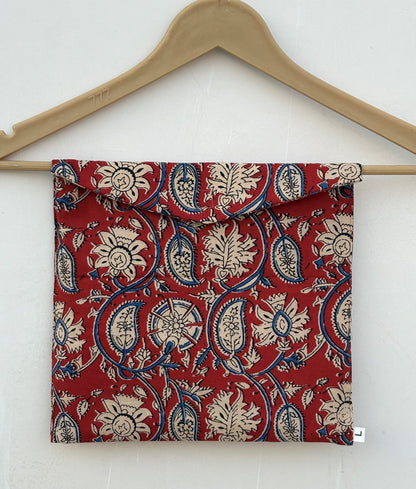 Indian Handmade Bagru Paisley Print Cotton Women Pajama Set Light Weight Breathable Sleepwear Comfoter