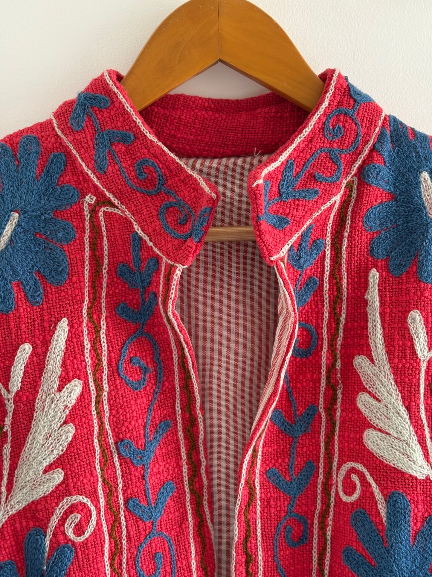 Ethnic Embroidered Suzani TNT  Women's Coat Jacket Winter | Suzani Short Jacket  |  TNT Fabric Jacket |  Partywear Coat