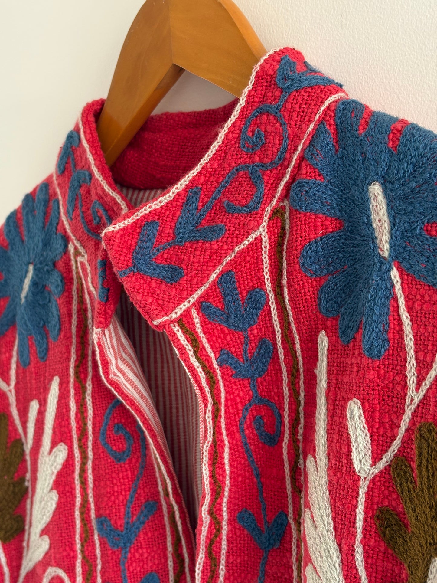 Ethnic Embroidered Suzani TNT  Women's Coat Jacket Winter | Suzani Short Jacket  |  TNT Fabric Jacket |  Partywear Coat