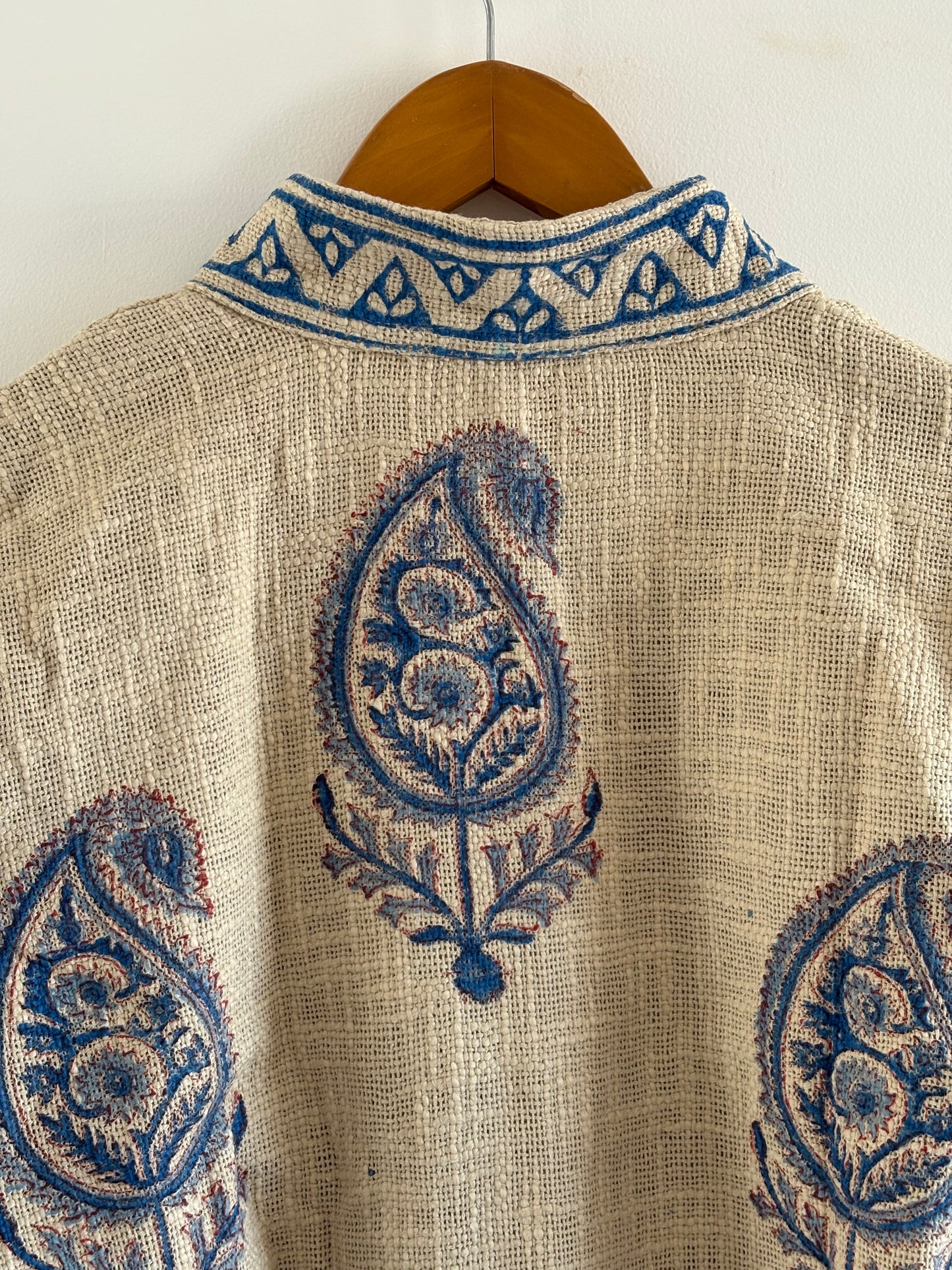 Boho Suzani Jacket One of a Kind Boho Short Coat Free Size New Indian Suzani Embroidery Jacket Women's Wear Cotton Coat