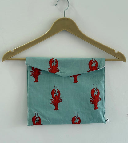 Soft Cotton Lobster Print Pajama Set Women’s Nightwear Lounge Set Beautiful Summer Casual Pjs