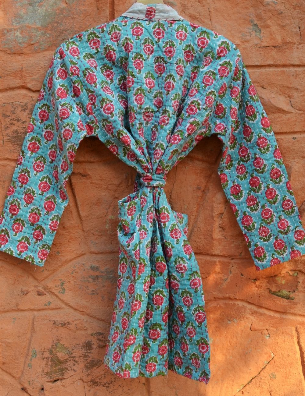 Boho Vintage Kantha Jacket For Winter Night Top