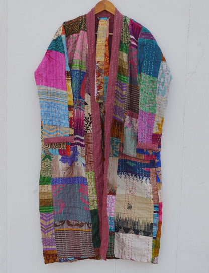 Patch Work Hand Quilted Winter Bathrobes