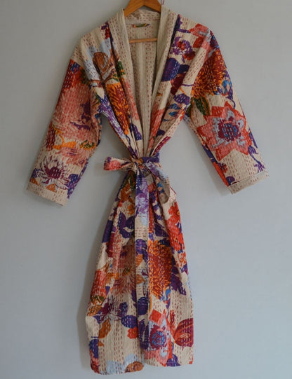 Indian Cotton Robe Winter Overcoat Jacket