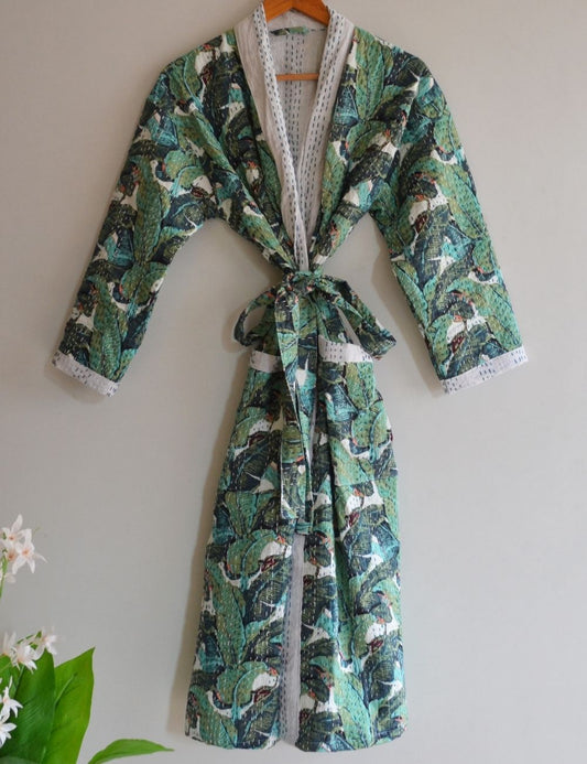 Bridesmaid Cotton Kantha Beautiful Bathrobe