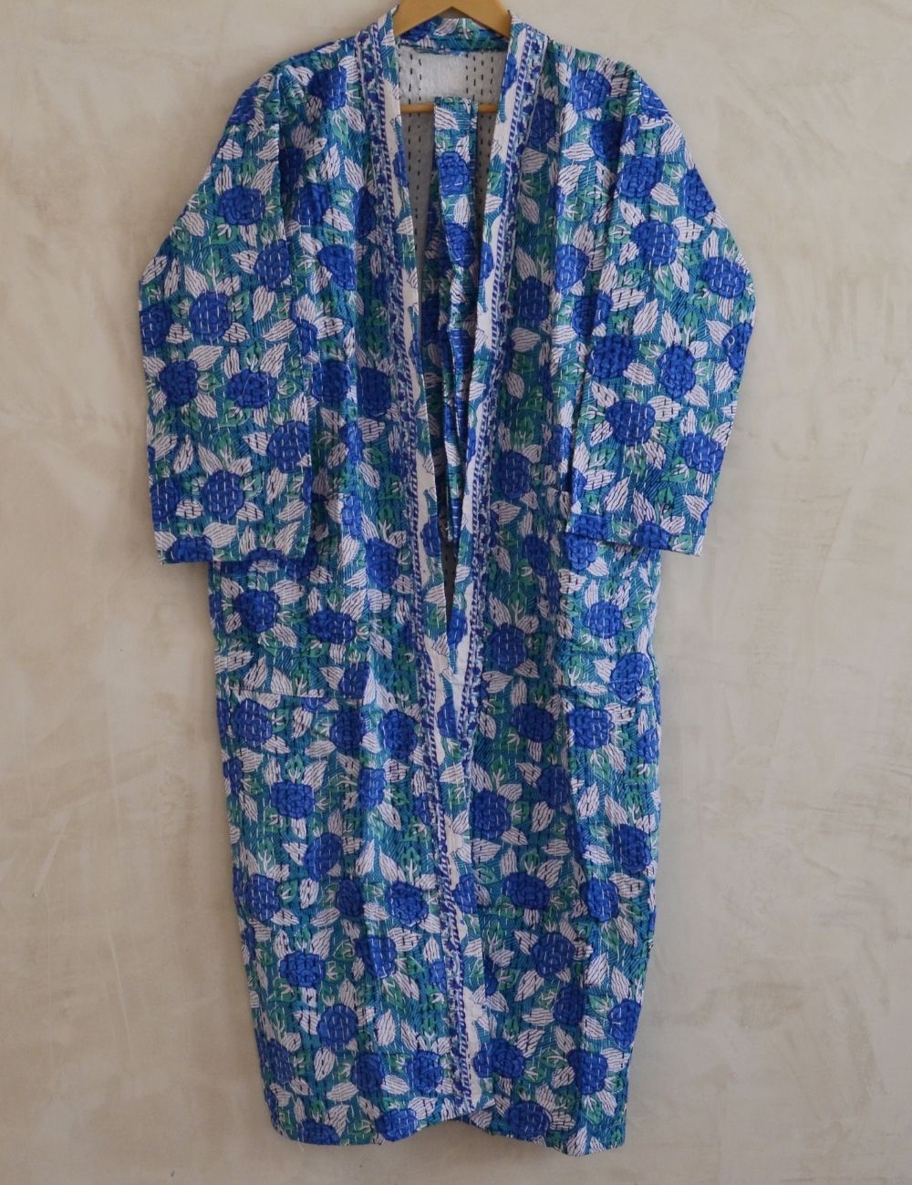 Block Print Vintage Handmade Winter Coat