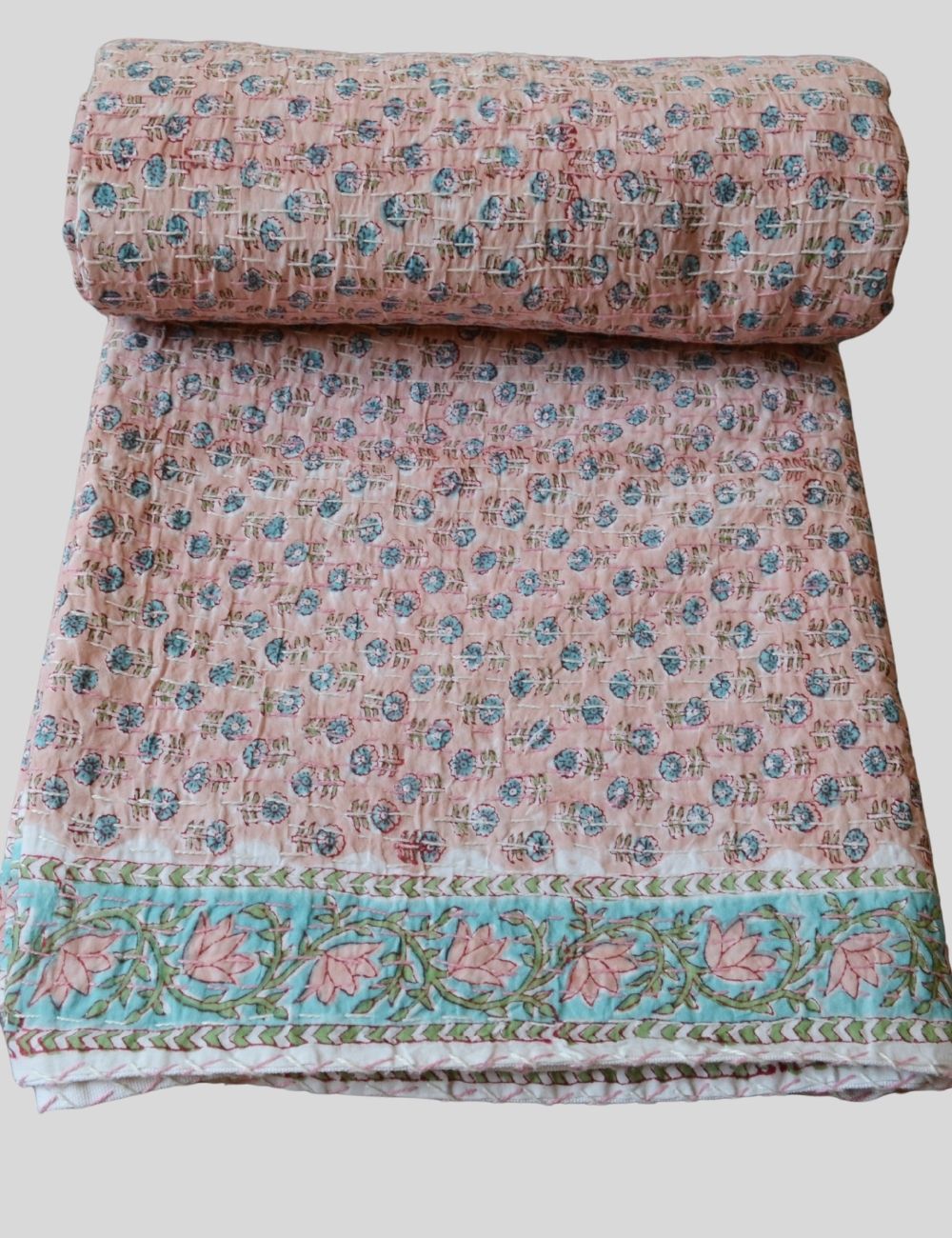 Block Print Light Weight Cotton Bed Cover Bedspreads