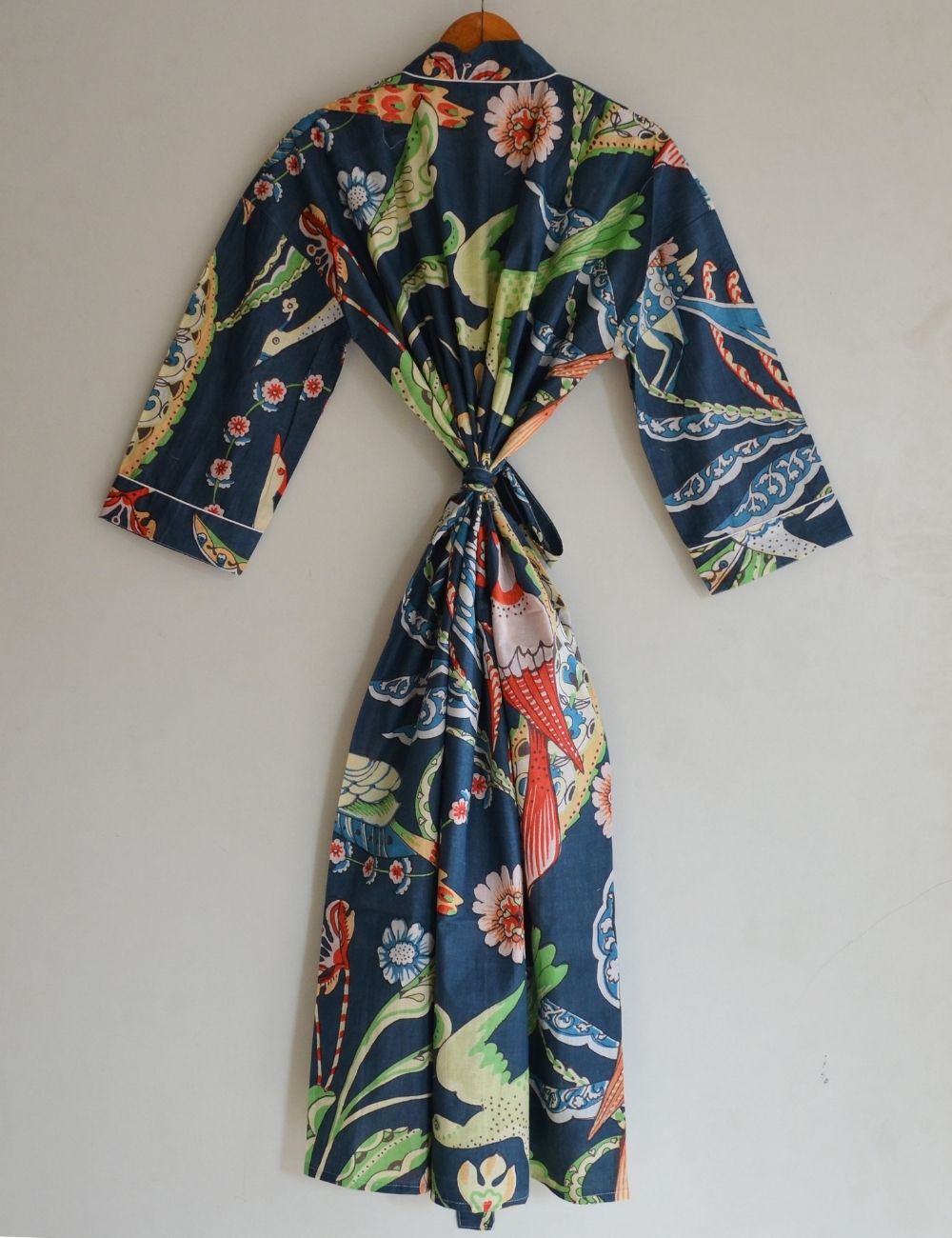 Cotton Bathrobe For Beach Cover Up Night Maxi