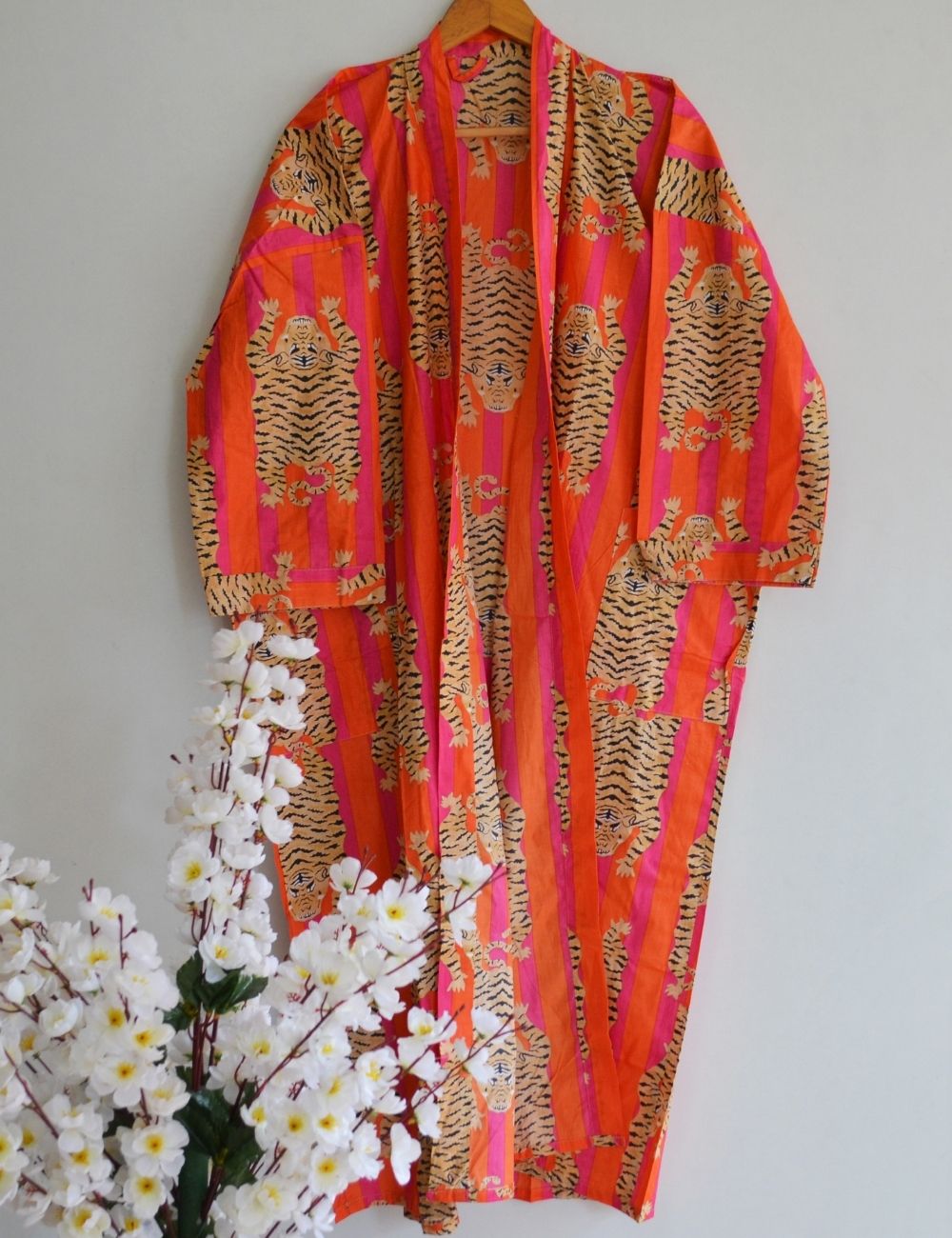 Animal Printed Beach Coverup Comfy Spa Holiday Robe