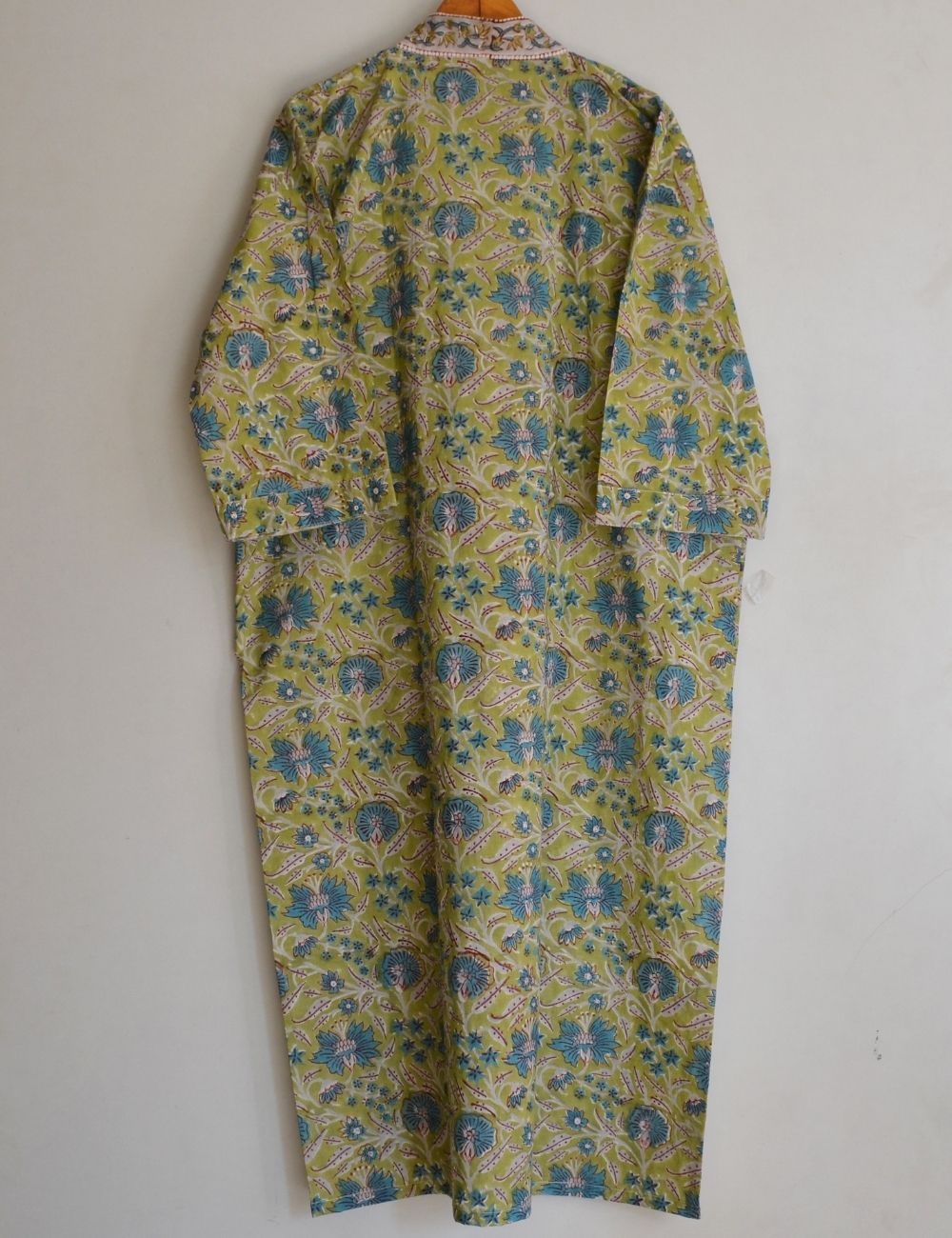Indian Hand Print Block Cotton Causal Night Robes