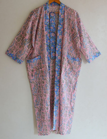 Beach Bikini Cover Up Indian Oragnic Cotton Robe