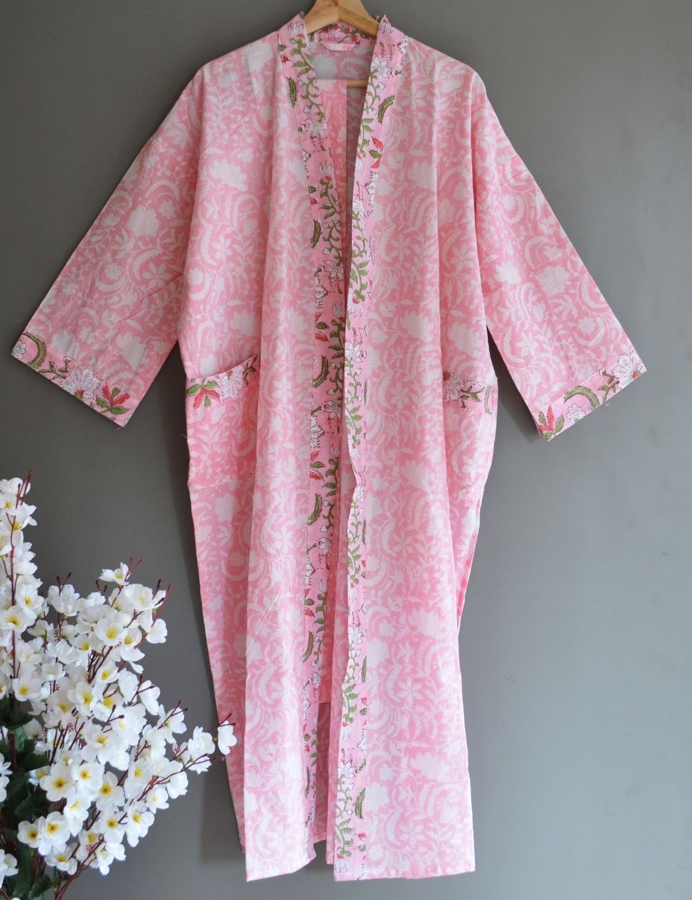 Cotton Spa Cotton Robe For Summer Wear Japanese Style Robe