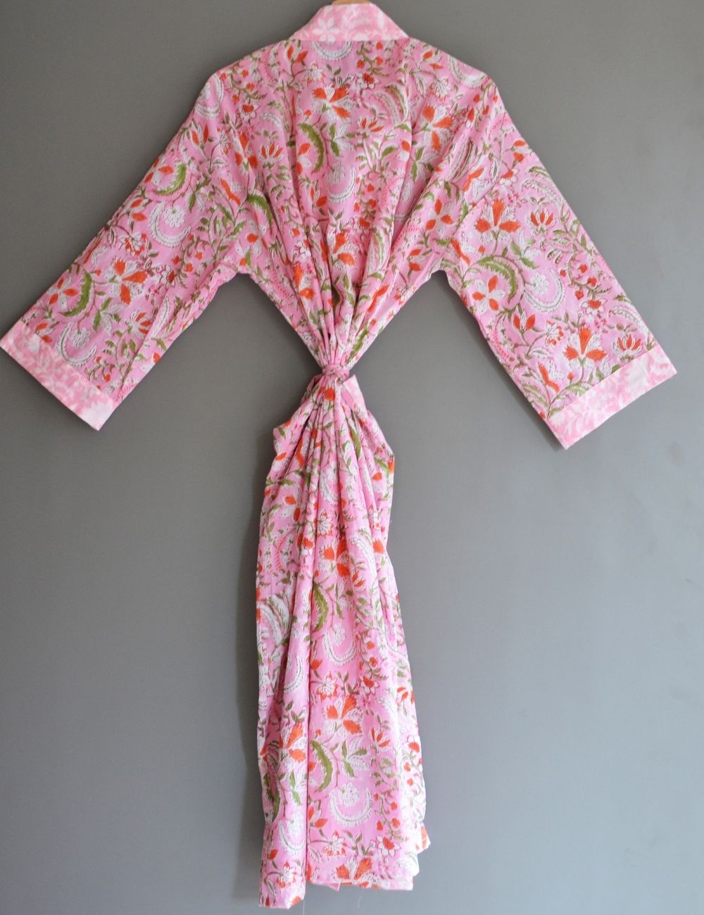 Hand Block Print 100% Cotton Baby Shower Robes