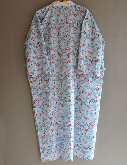 Beach Body Warm Robe Indian Oragnic Cotton Robes