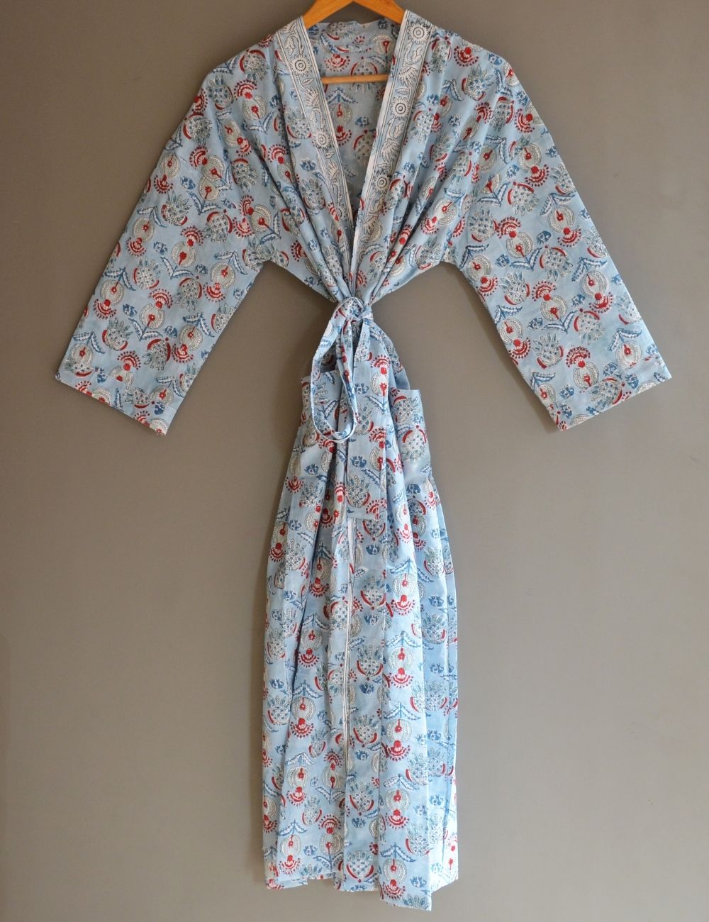 Beach Body Warm Robe Indian Oragnic Cotton Robes