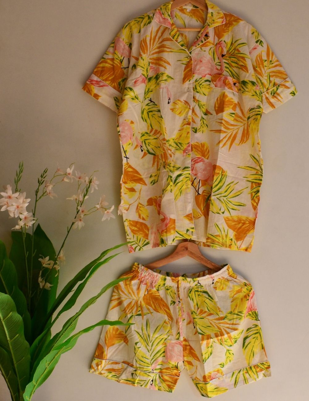 Flamingo Indian Cotton Pj Set