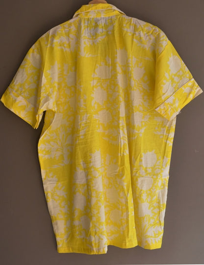 Floral Print Cotton Night Dress