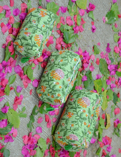 Cotton Toiletry Bag For Women Make Up Organizer