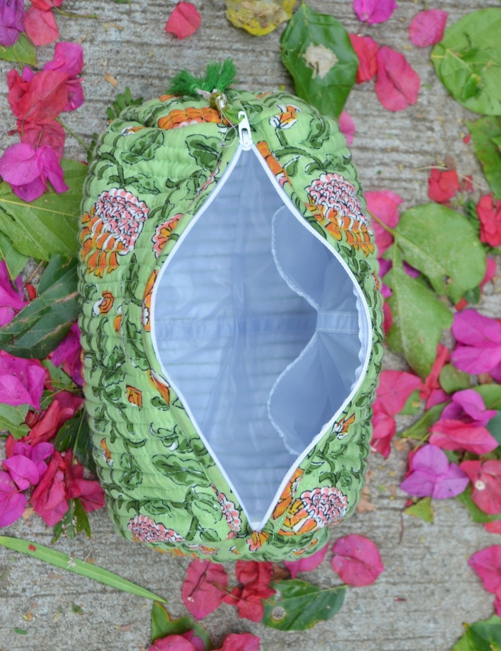 Cotton Toiletry Bag For Women Make Up Organizer