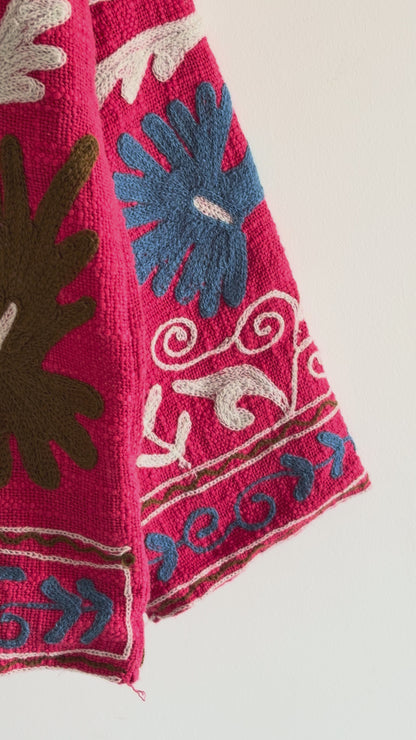 Ethnic Embroidered Suzani TNT  Women's Coat Jacket Winter | Suzani Short Jacket  |  TNT Fabric Jacket |  Partywear Coat